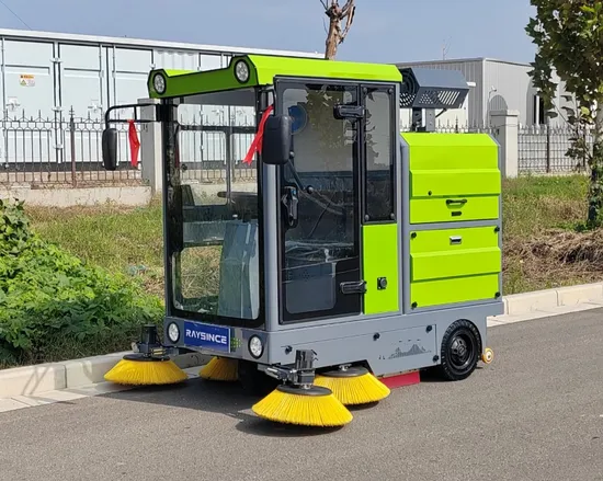 Raysince Commercial Outdoor Sweeper Electric Cleaning Equipment Floor Sweeper for Road Street